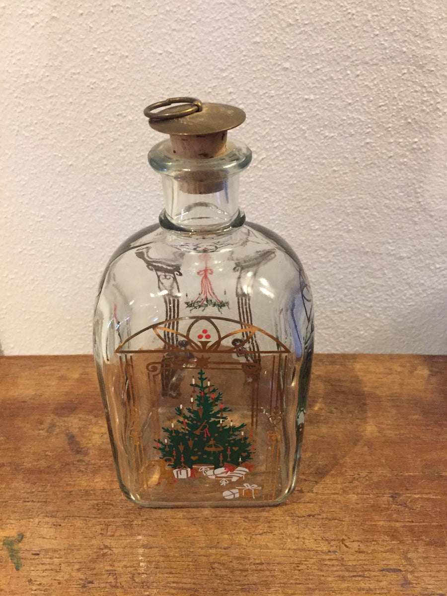 Holmegaard. Golden Christmas, Juleflaske 1991 – Kolaths Antik
