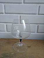 Cristal d'Arques. Blå saphir, Cognac 14 cm.