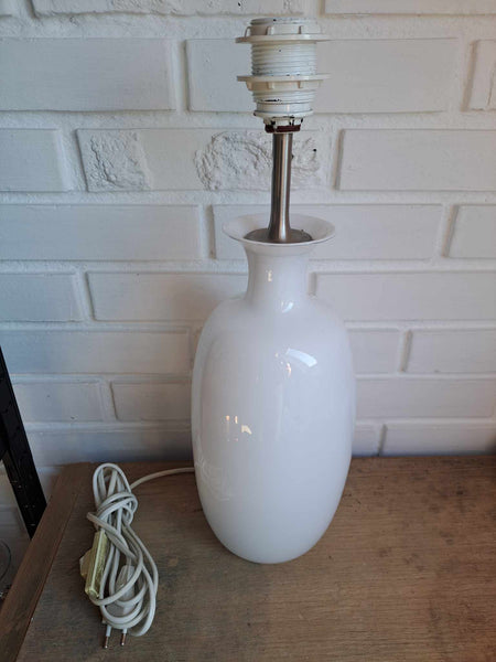 Holmegaard. Melody opal, Bordlampe 43,5 cm.