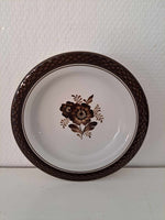Royal Copenhagen. Brun Tranquebar, Ymerskål 17 cm. 3. sort. #926