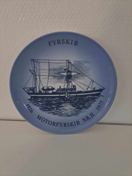 Bing & Grøndahl. Skibsplatte, Fyrskib Motorfyrskib Nr. 2 1987 # 12.213/619