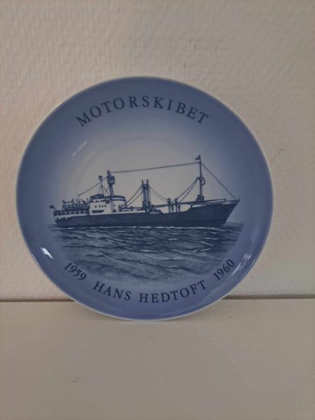 Bing & Grøndahl. Skibsplatte, Motorskibet Hans Hedtoft 1985 # 12202/619