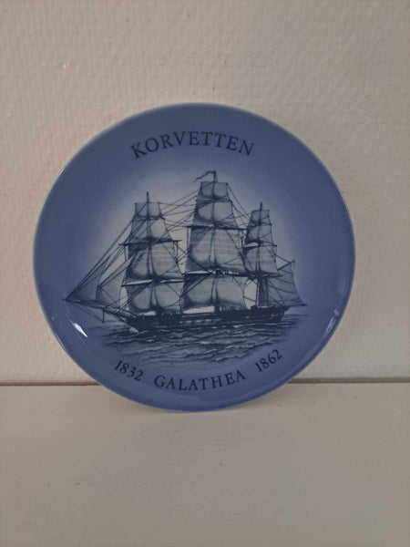 Bing & Grøndahl. Skibsplatte, Korvetten Galathea 1986 #12.208/619