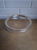 Holmegaard. Saturn med sølvkant. Skål 19,5 cm.