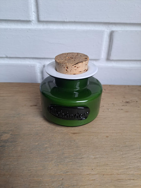 Holmegaard. Palet grøn, Allehånde 7 cm.