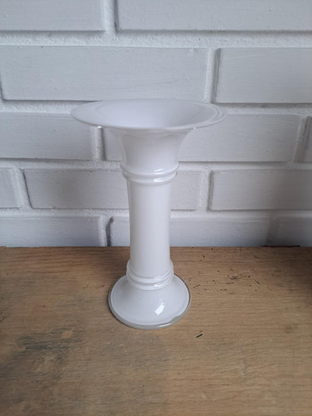 Holmegaard. MB, Lysestage / Vase vendbar 19 cm.