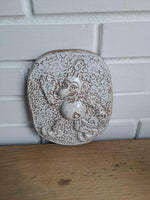 Michael Andersen. Krølle Bølle relief 19 cm.