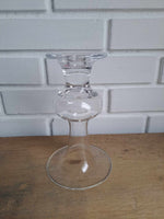 Holmegaard. Triton Vase/ lysestage vendbar 17,5 cm.