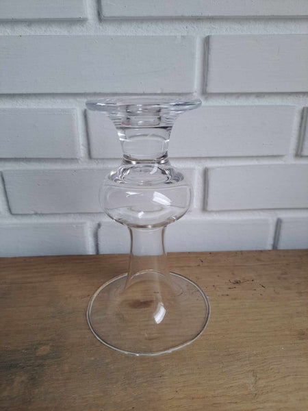 Holmegaard. Triton Vase/ lysestage vendbar 17,5 cm.
