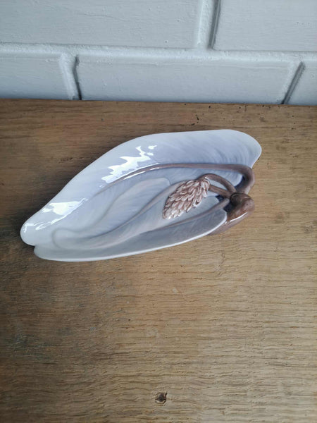 Bing & Grøndahl. Art Nouveau, Skål med åkande 20 cm #1169