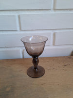 Holmegaard. Viol, Portvin smoke 10,4 cm.