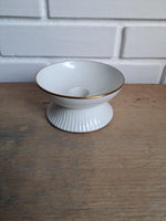 Bing & Grøndahl. Aakjær, Rund lysestage 11 cm. #224