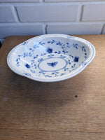 Bing & Grøndahl. Sommerfugl, Oval skål 22 cm. #12A