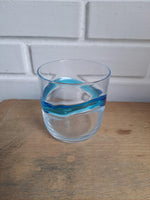 Holmegaard. Blå time, Drink glas 9 cm.