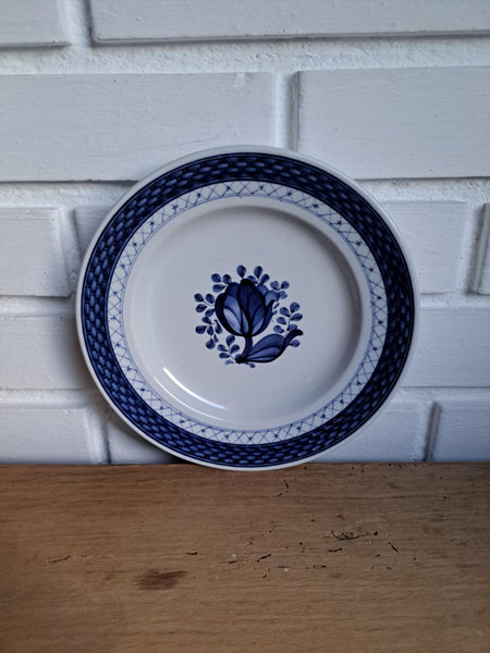 Aluminia. Blå Tranquebar, Kagetallerken 15 cm. #944