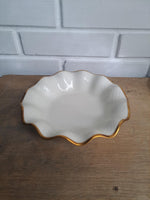 Bing & Grøndahl. Aakjær, Skål med bølgekant 18 cm. #227