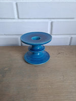 Kähler. Lysestage blå 9 cm. #111
