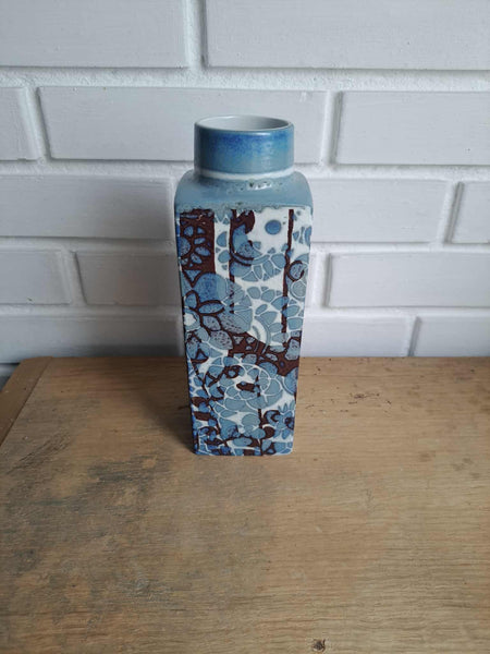 Royal Copenhagen. Baca, Vase blå 21 cm. #780/3259
