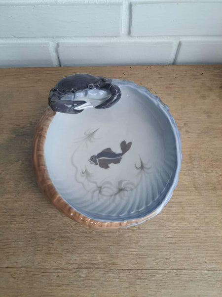 Royal Copenhagen. Skål med krabbe 20 cm. #2465