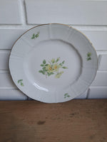 Bing & Grøndahl. Klitrose, Flad tallerken 24,5 cm. #25/325