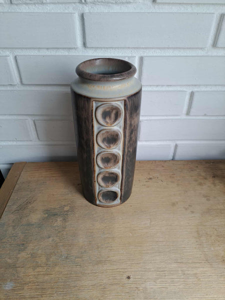 Michael Andersen. Cylindrisk vase 24,5 cm. #6184