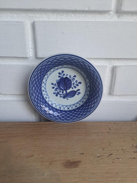 Aluminia. Blå Tranquebar, Skål 12 cm. #1114