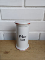 Bing & Grøndahl. Apotekerserie, Peber sort