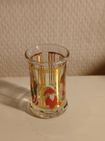 Holmegaard. Golden Christmas, Juledramglas 1990 6 cm.