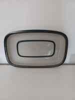 Bing & Grøndahl. Tema, Fad med høj kant 35 cm. #402