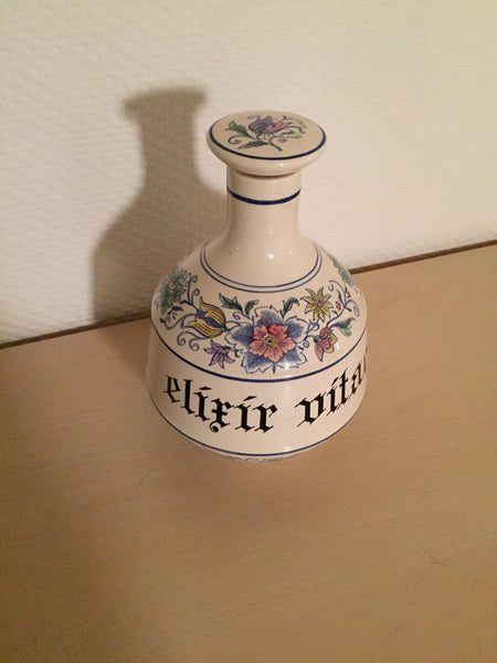 Ukendt, Dramflake med tekst og blomster