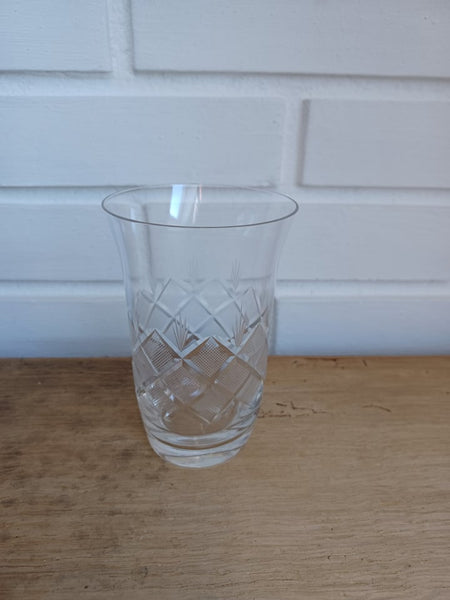 Lyngby. Wien Antik. Ølglas 12 cm.