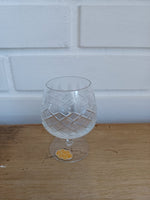 Lyngby. Eaton antik. Cognac 8,5 cm.