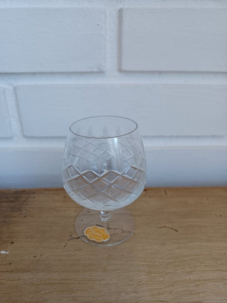Lyngby. Eaton antik. Cognac 8,5 cm.