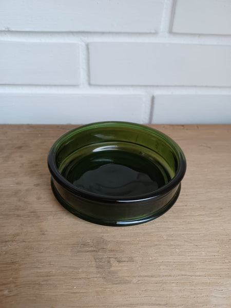 Nissen. Glas skål grøn 11,5 cm.