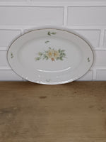 Bing & Grøndahl. Klitrose, Oval asiet 25 cm. #18