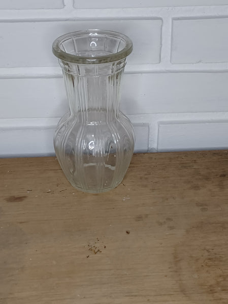 Holmegaard. Hospital vase klar 16 cm.