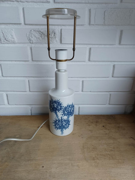 Royal Copenhagen/ Fog & Mørup. Bordlampe med tidsel 23 cm. #92/7140