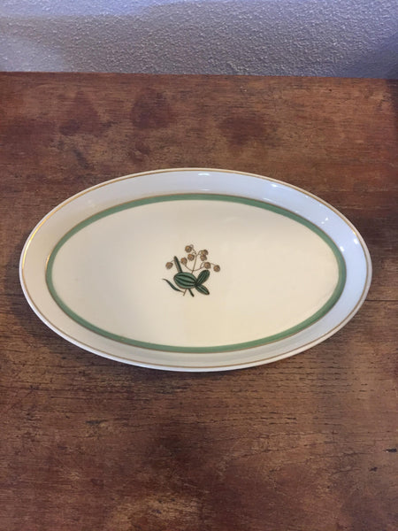 Royal Copenhagen. Hjertegræs, Oval bakke #9499