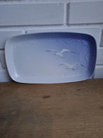 Bing & Grøndahl. Måge uden guld, Bakke 27 cm. #96