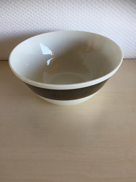 Rörstrand, Brun koka, Skål 21,5 cm.