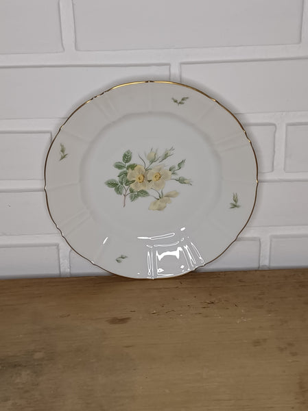 Bing & Grøndahl. Klitrose, Flad tallerken 20 cm. #26