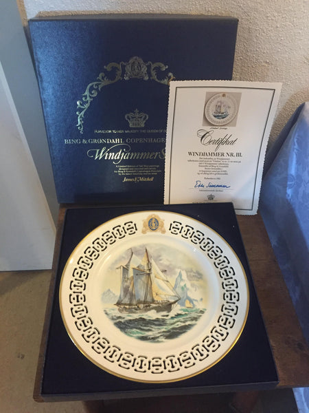 Bing & Grøndahl. Windjammer "Gladen" Sverige