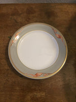Royal Copenhagen. Magnolia lysegrå, Kagetallerken 17 cm #617